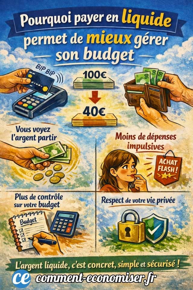 Payer en cash permet de mieux maitriser son budget