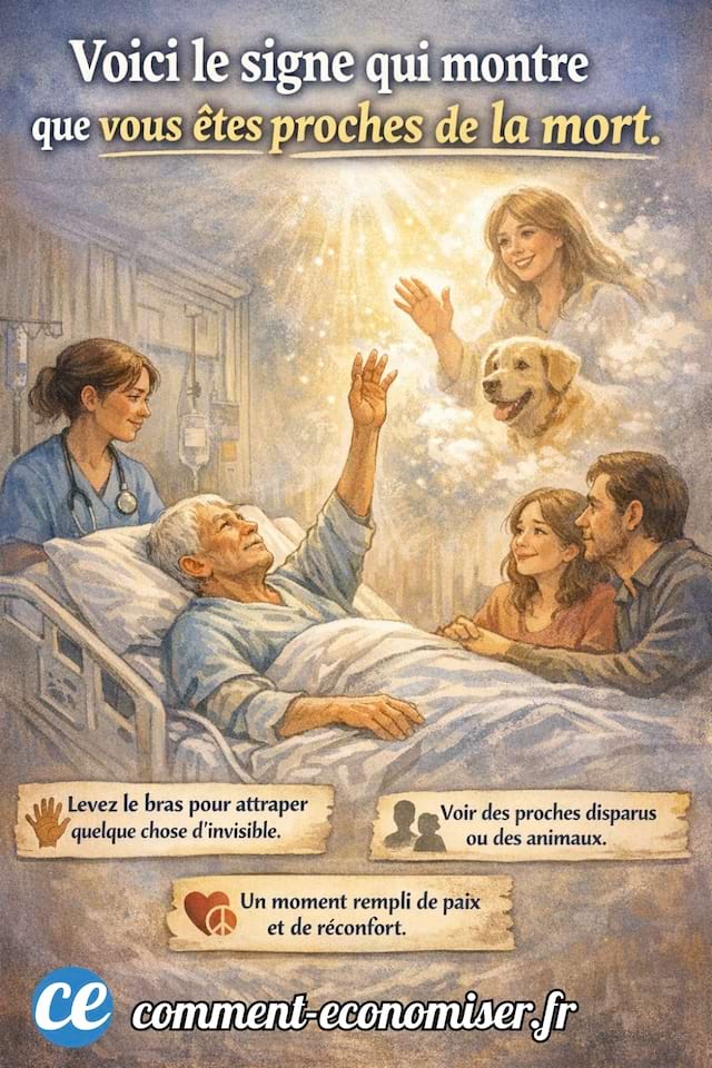 Signe qui montre que l'on est proche de la mort