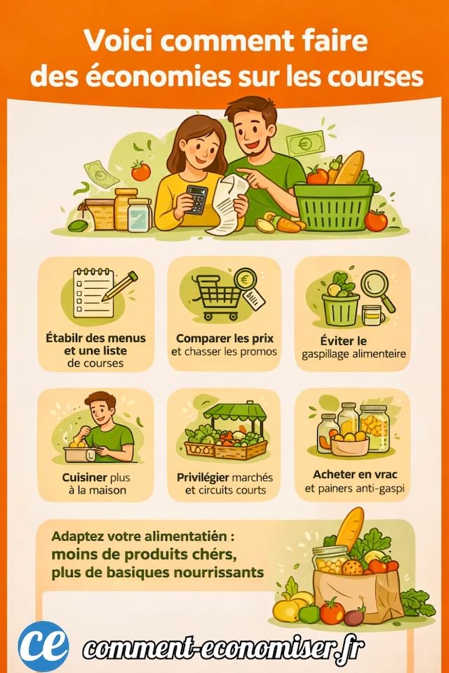 Des astuces pour &eacute;conomiser sur les courses