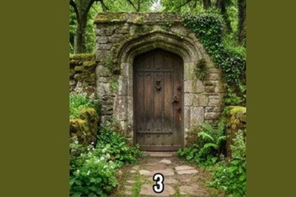 portail en bois et pierre test visuel