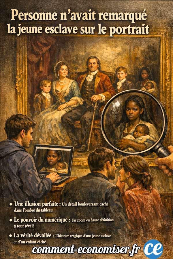 Un portrait avec une jeune esclave