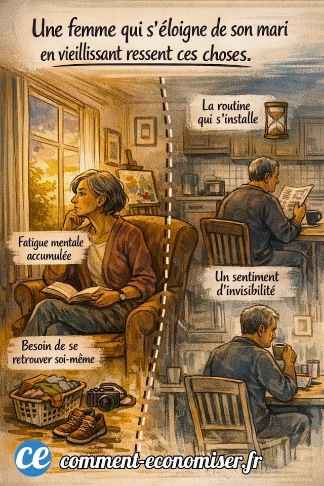 Pourquoi les femmes prennent-elles leurs distances avec leurs maris en vieillissant ?