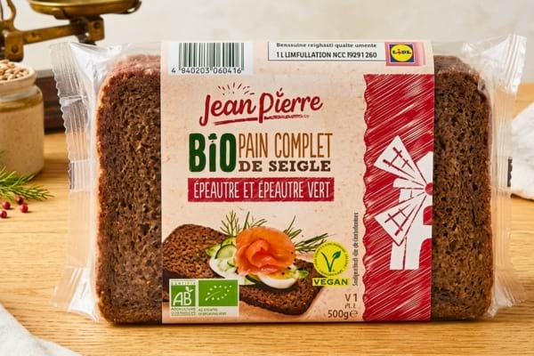 Pain de seigle bio complet Jean Pierre