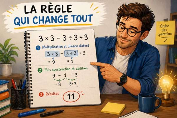 dessin repr&eacute;sentant la r&egrave;gle du calcul