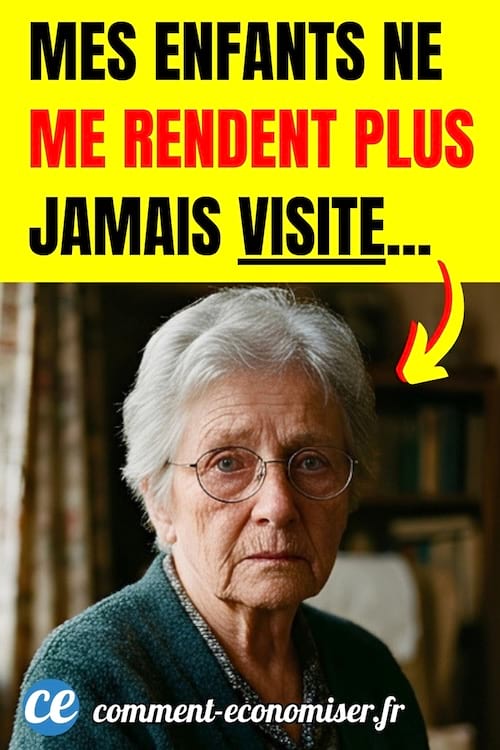 Une mamie qui ne voit plus ses enfants à la maison