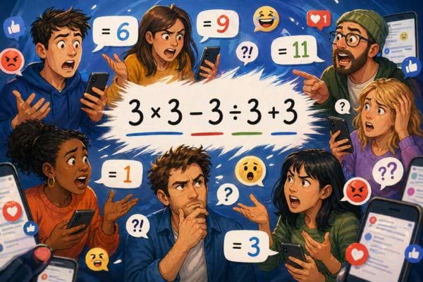 dessin repr&eacute;sentant des personnes faisant un calcul