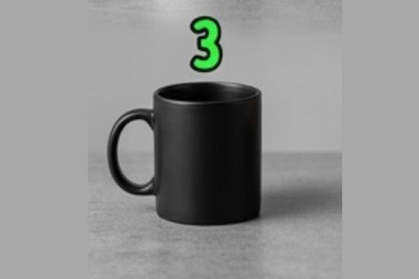 tasse noire moderne test personnalité