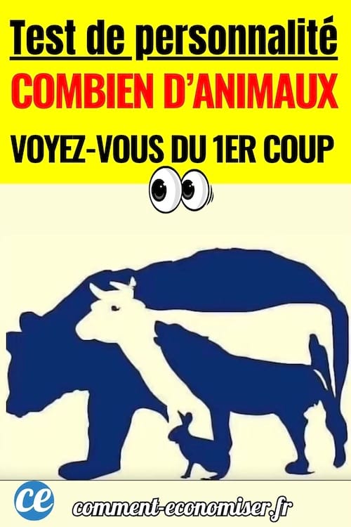 un test de personnalité à partir d'une image qui comprend plusieurs animaux à découvrir