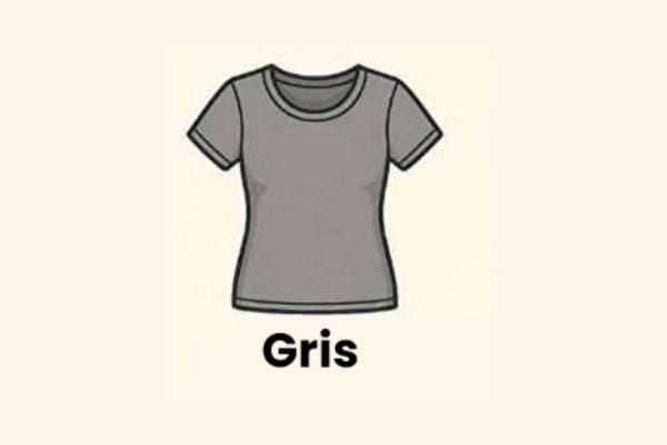 un tee-shirt gris