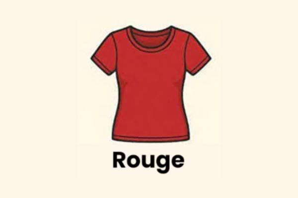 un t-shirt rouge