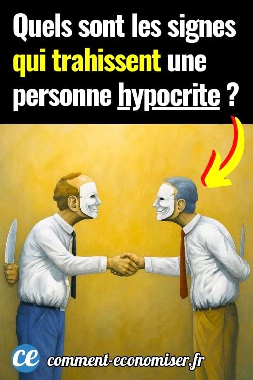 Deux hommes masqu&eacute;s se serrant la main, chacun cachant un couteau derri&egrave;re son dos