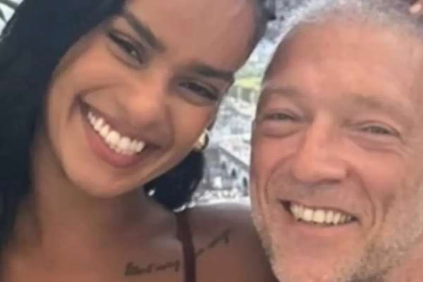 Vincent Cassel et sa femme en gros plan