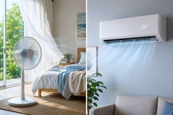 Comparatif ventilateur VS cimatisation