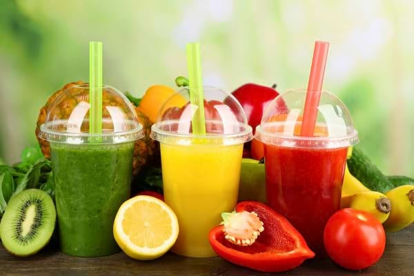 3 types de jus de fruits