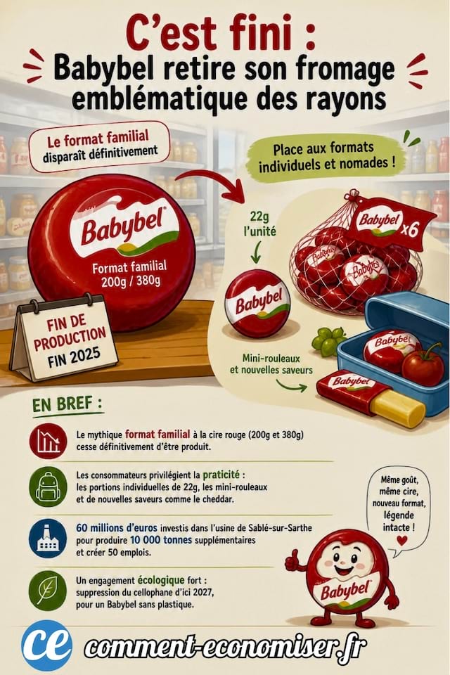 Babybel retire son fromage embl&eacute;matique des rayons