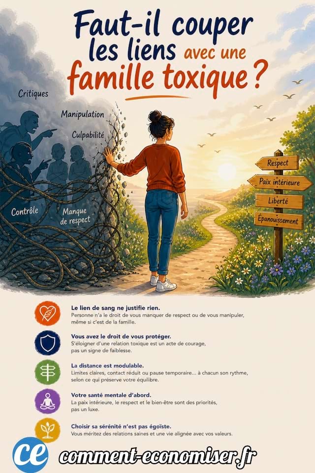 Couper des liens avec des membres de la famille toxiques est un acte sain ?
