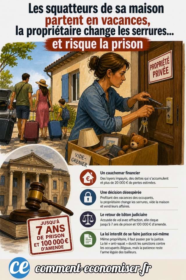 propri&eacute;taire change les serrures... et risque la prison