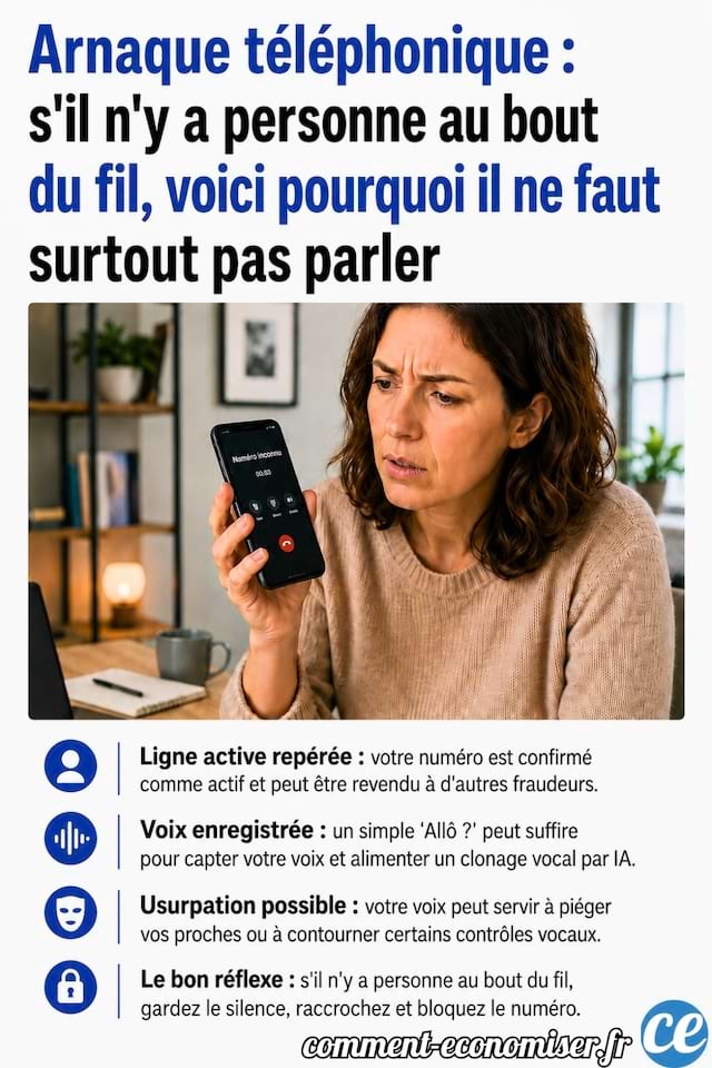 Arnaque aux appels silencieux : s'il n'y a personne au bout du fil, voici pourquoi il ne faut surtout pas parler