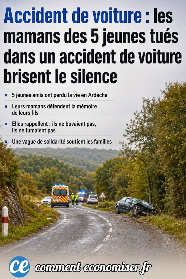 les mamans des 5 jeunes tu&eacute;s dans un accident de voiture brisent le silence