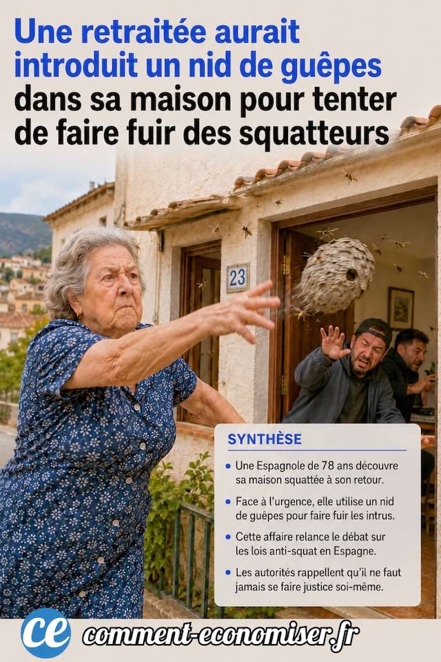 Une retraitée aurait introduit un nid de guêpes dans sa maison pour tenter de faire fuir des squatteurs