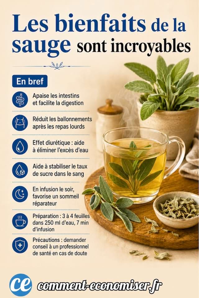 Les bienfaits de la sauge