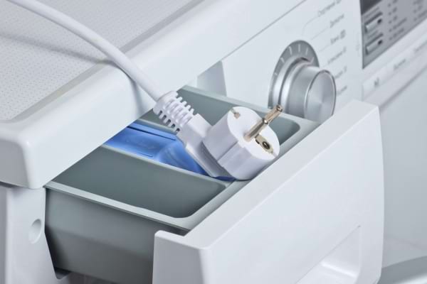 Un fil d&eacute;branch&eacute; de lave linge