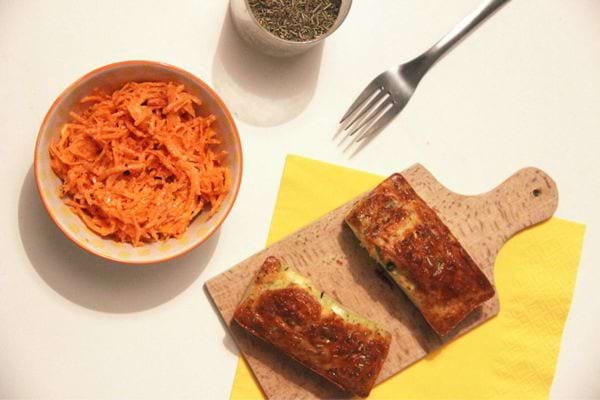 Petits cake salés aux légumes avec carottes râpées pour apéro léger dinatoire l'été