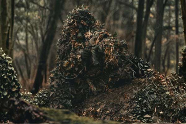 tireur d'élite camouflé
