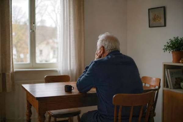 Un s&eacute;nior isol&eacute; socialement