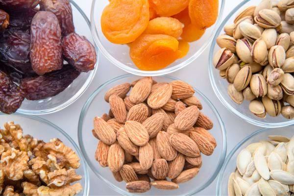 noix et amandes