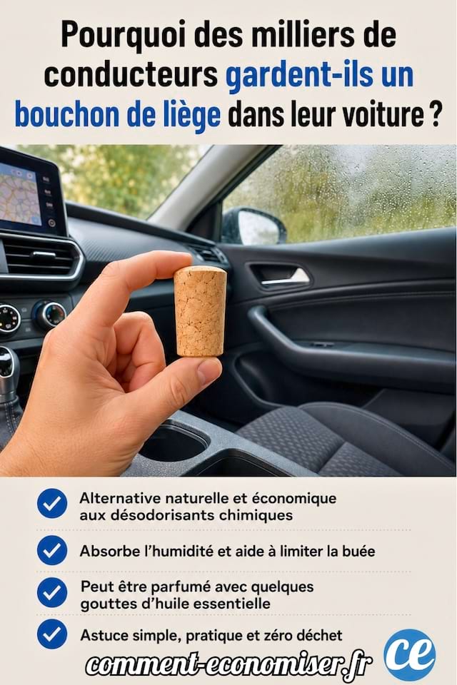 Pourquoi des milliers de conducteurs gardent-ils un bouchon dans leur voiture ?