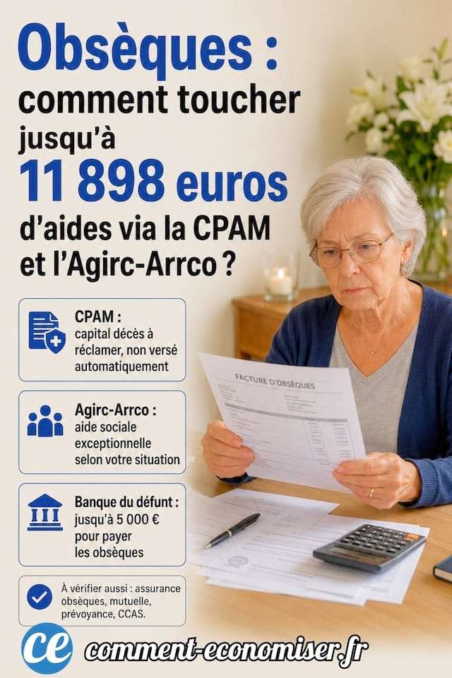 Obs&egrave;ques 2026 : comment toucher jusqu'&agrave; 11 898 euros d'aides via la CPAM et l'Agirc-Arrco ?