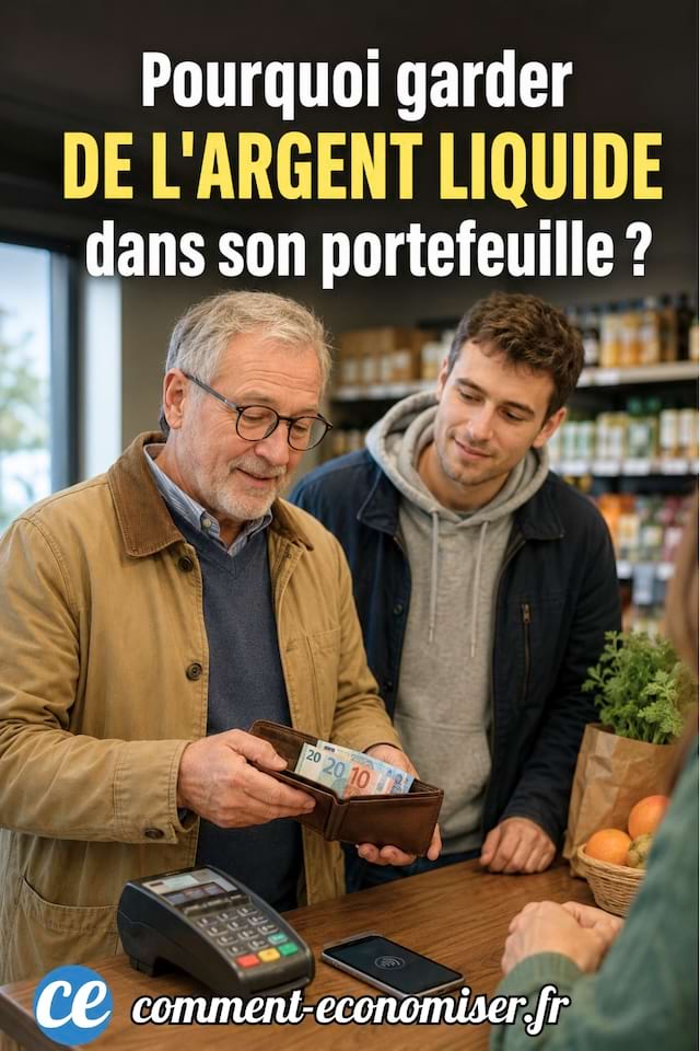 Mon père gardait des billets pliés dans son portefeuille