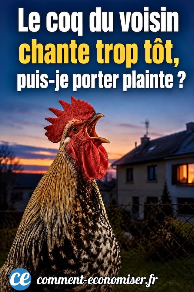 Le coq du voisin chante trop fort et trop tôt pour eux, ils portent plainte