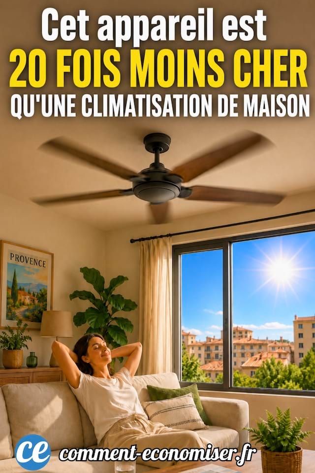 Vingt fois moins cher qu'une clim : cet appareil oublié que l'on devrait tous installer au plafond