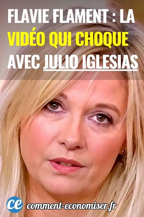 flavie flament qui a &eacute;t&eacute; embrass&eacute; par Julio Iglesias