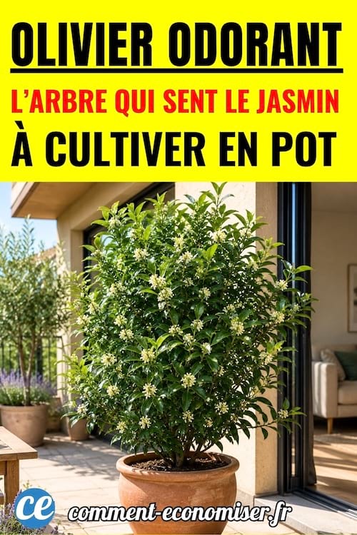 un olivier odorant sur un balcon