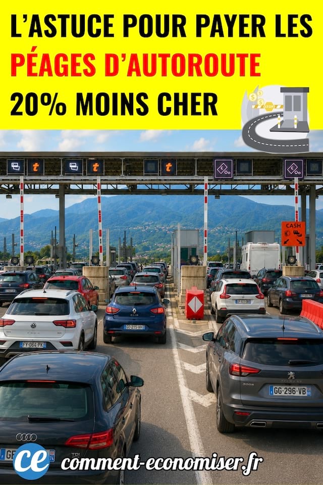 Un peage d'autoroute plein de voitures