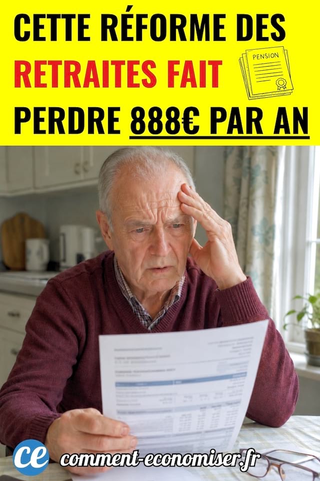 Un retrait&eacute; inquiet devant sa feuille de pension