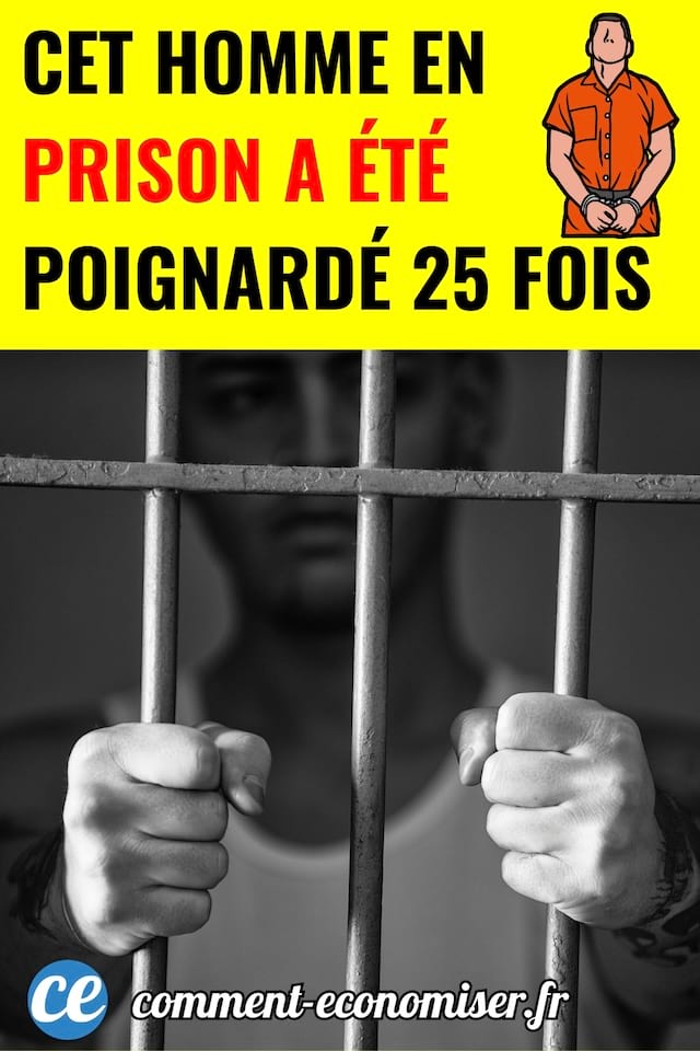 Un homme derrière les barreaux