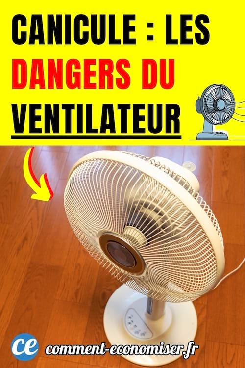 un ventilateur blanc en marche posé sur un sol en parquet