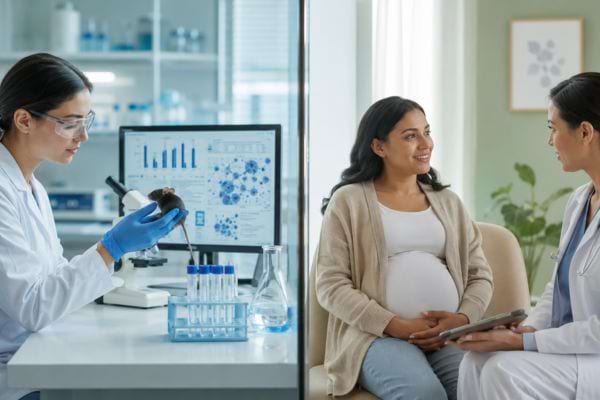 Comparaison entre une étude menée sur des souris et le suivi médical d’une femme enceinte