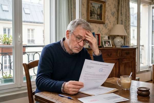 Un homme d'une soixantaine d'années, l'air soucieux