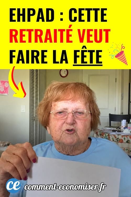 Lillian Droniak montre la lettre d'avertissement qu'elle a reçue de l'ehpad