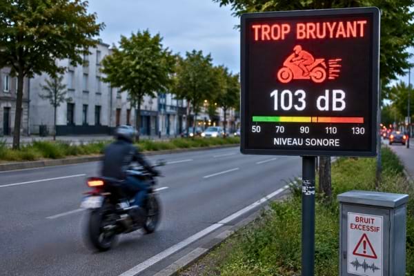 un panneau indiquant les décibels