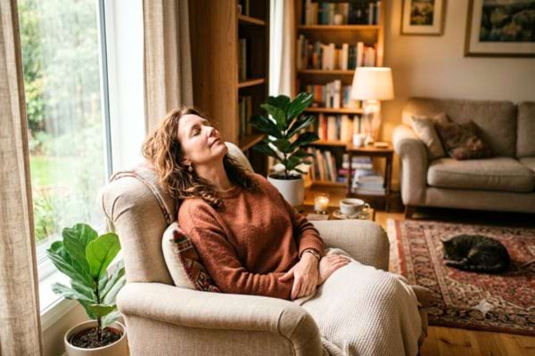 sentiment de paix dans une maison gard&eacute;e par un ange