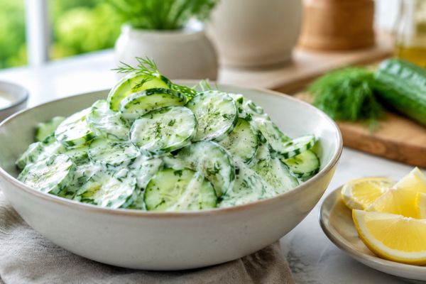 Salade de concombre qui brûle la graisse du ventre ! Ma mère a perdu 25 ...