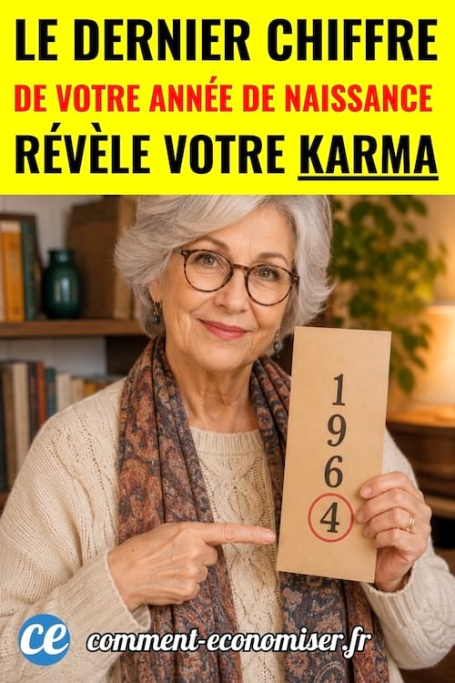 Une femme qui montre le dernier chiffre de son année de naissance