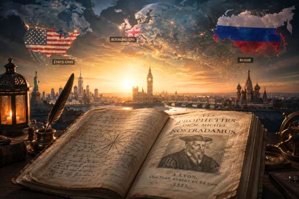 3 pays au centre des pr&eacute;dictions de Nostradamus