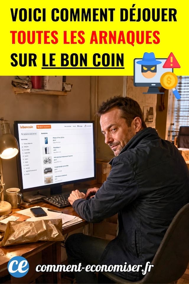 Un homme qui fraude sur le site le Bon Coin